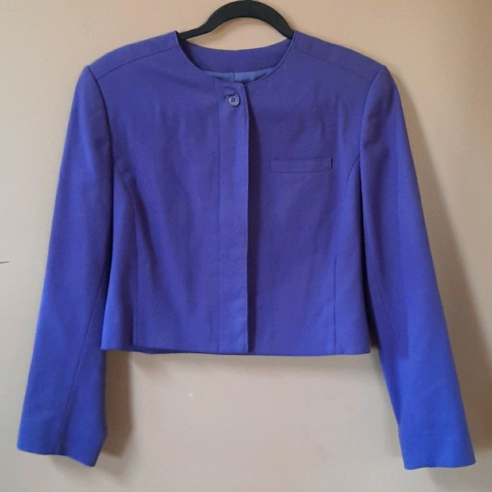 Vintage Wool cropped Blazer